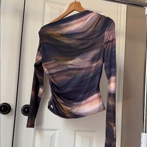 Multicolor Long Sleeve Women's Top